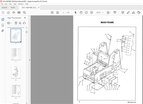 mustang skid steer parts manual